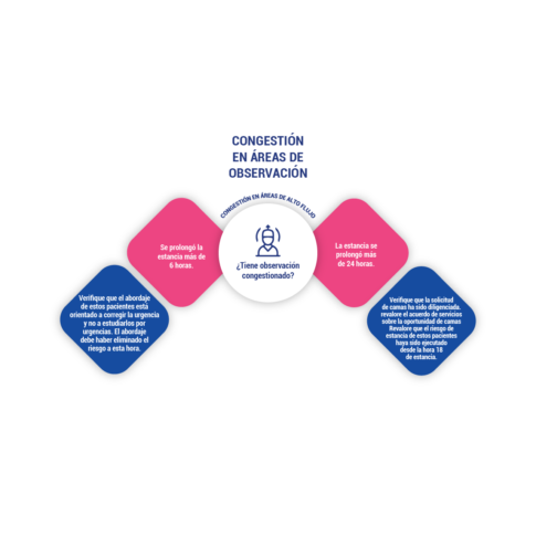 CONGESTIÓN EN ÁREAS DE OBSERVACIÓN
