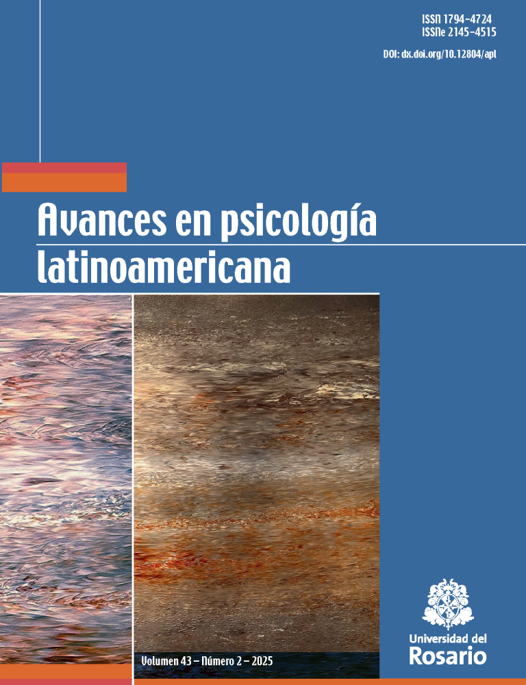 Avances en psicología latinoamericana